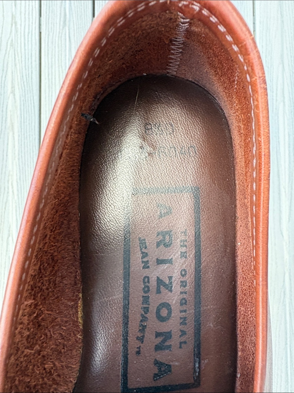 Vintage Arizona Jean Company Woven Leather Huarache Loafers - Picture 8 of 8